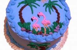 Buttercream Flamingoes, Vanilla Buttercream Icing