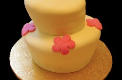 Topsy Turvy Cake, Rolled Fondant Icing