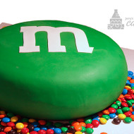 M&M Sculpted Cake